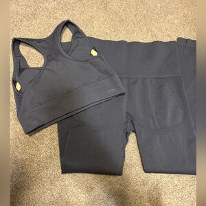Dark Gray Seamless Activewear Set